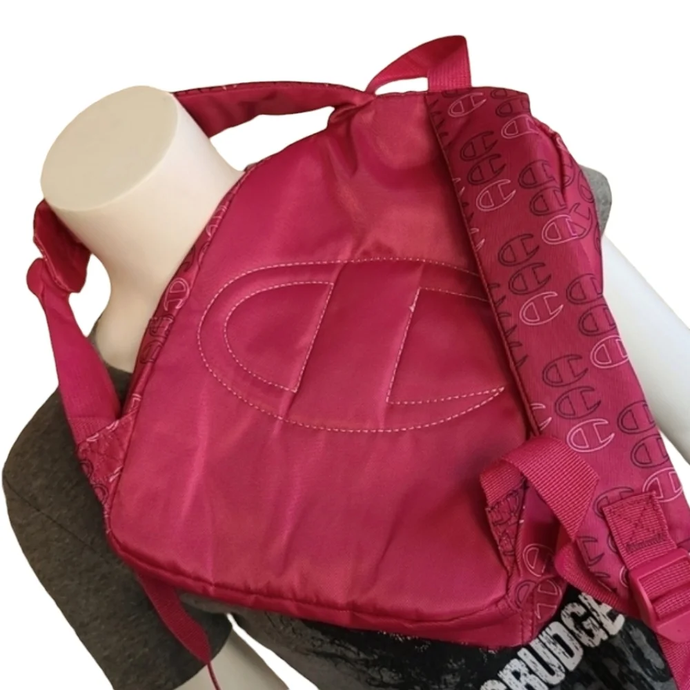 CHAMPION Supercize All Over Logo Mini Backpack Sling Bag Purse Travel School